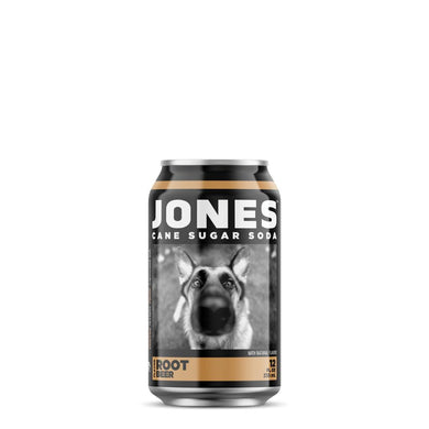 24-pack of JONES Root Beer Cane Sugar Soda in Cans